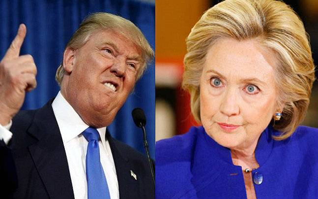 Hillary Clinton and Donald Trump | DSK  AFP via Getty Images