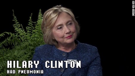 Hillary Clinton appears as a guest on Between Two Ferns with Zach Galifianakis a web show on Funny or Die