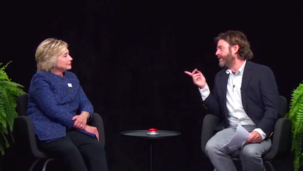 Hillary Clinton appears on “Between Two Ferns.”