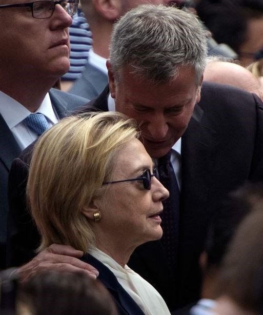 Hillary Clinton at 9/11 memorial