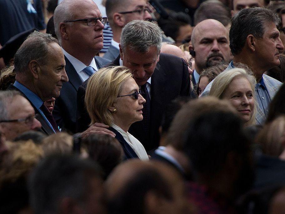 Hillary Clinton not feeling well, leaves 9/11 event early