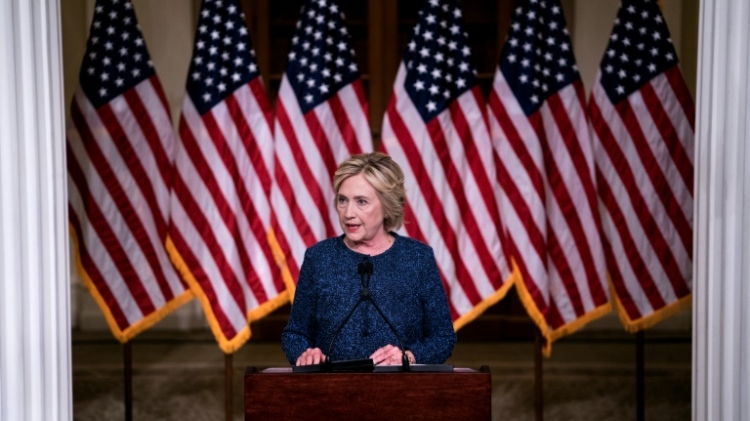 La candidate démocrate à la présidentielle américaine Hillary Clinton lors d'une conférence de presse le 9 septembre 2016 à New York