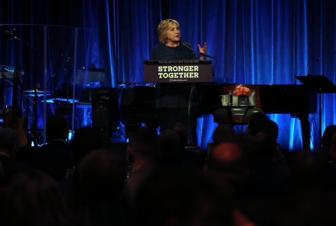 Hillary Clinton passed her comments at an LGBT fundraiser in New York