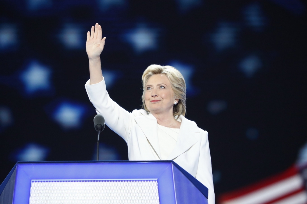 Hillary Clinton speaks at the 2016 Democratic National Convention