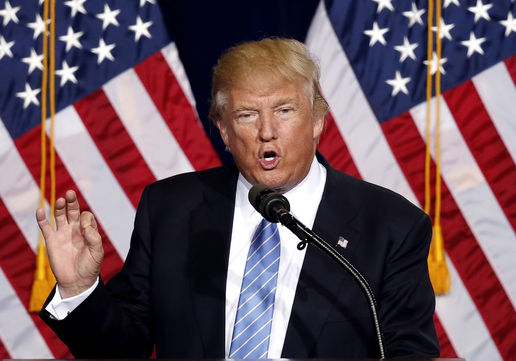 Republican presidential candidate Donald Trump speaks during a campaign rally at the Phoenix Convention Center Wednesday Aug. 31 2016 in Phoenix