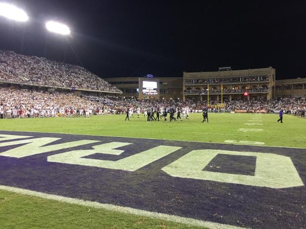 Amon. G. Carter Stadium Hogs Vs TC