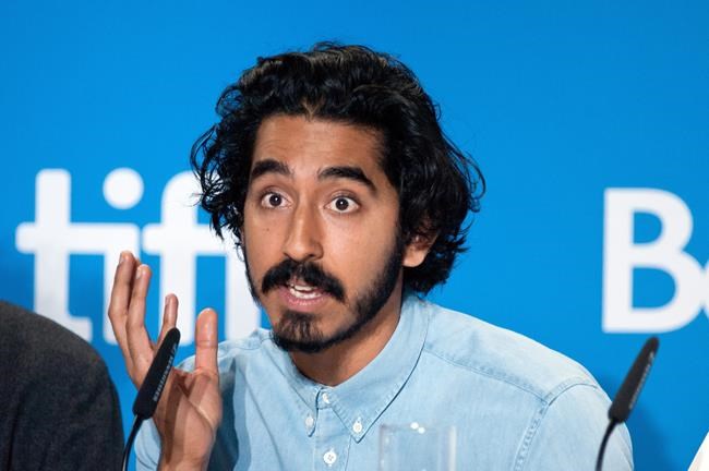 Actor Dev Patel speaks during a press conference for'Lion at the 2016 Toronto International Film Festival in Toronto on Sunday Sept. 11 2016. THE CANADIAN PRESS  Galit Rodan