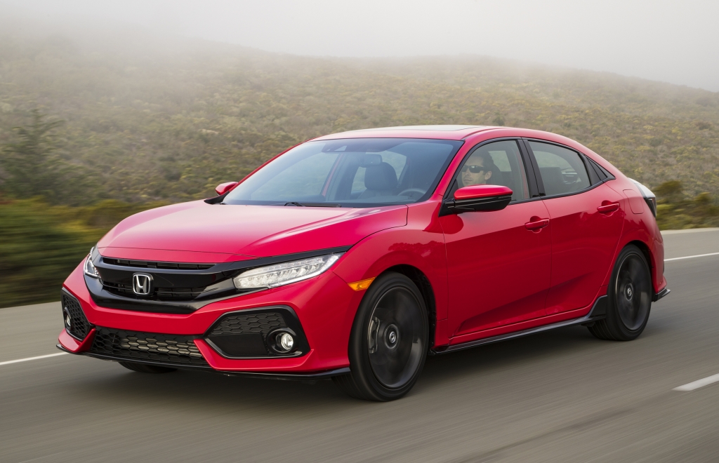 Honda's Civic hatchback will be hitting dealers this fall