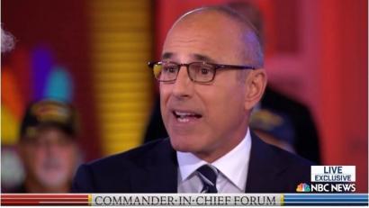 No One Was Happy With Matt Lauer At The Commander-In-Chief Forum