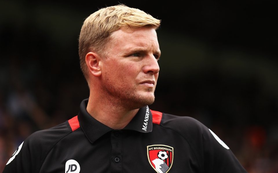 Eddie Howe watches Crystal Palace v AFC Bournemouth- Premier League