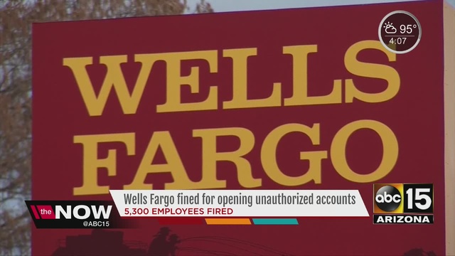 Hundreds of Wells Fargo employees are out of a job for opening more than two million bank accounts without customer authorization.                      KNXV