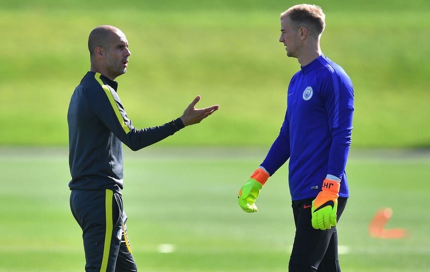 My relationship with Joe Hart is excellent- Pep Guardiola