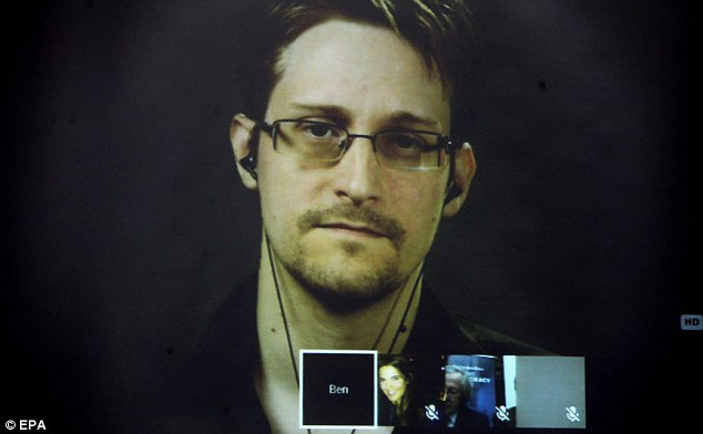 I will be voting' Snowden said today speaking at a conference in Athens by video link from Moscow