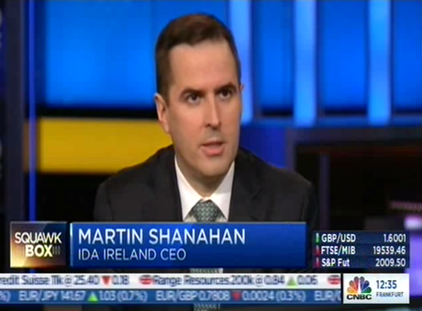 IDA boss Martin Shanahan on CNBC