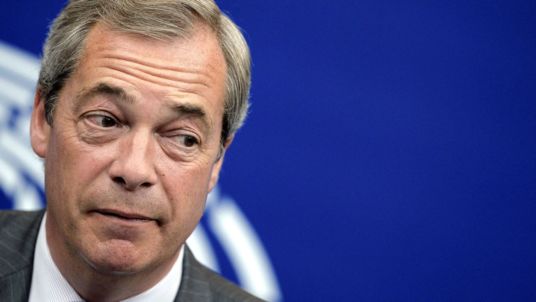 Image Caption        Mr Farage announced that he would stand down as UKIP leader in July