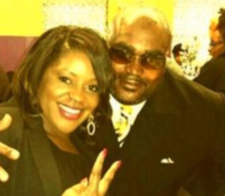 Image Text
 KILLED Terence Crutcher with his twin sister Tiffany Crutcher