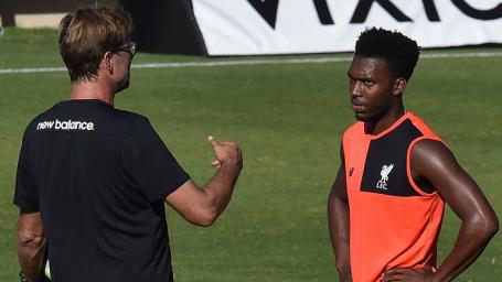 Image Text
 RED ALERT Jurgen Klopp with Daniel Sturridge