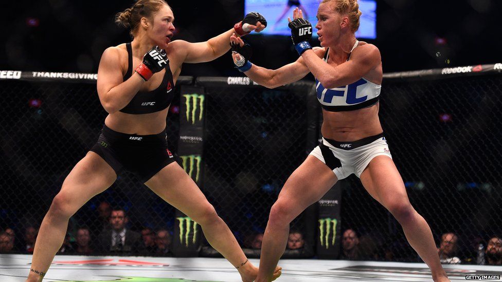 Ronda Rousey was defeated by Holly Holm at UFC 193