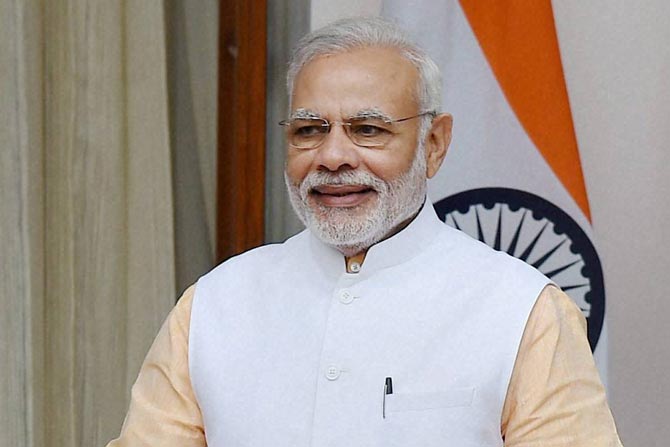 Indian Prime Minister Narendra Modi and Vietnamese Premier Nguyen Xuan Phuc