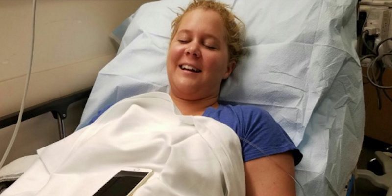 Instagram				
			Amy Schumer Posts Hilarious Video From Hospital After Getting Food Poisoning				
			Share