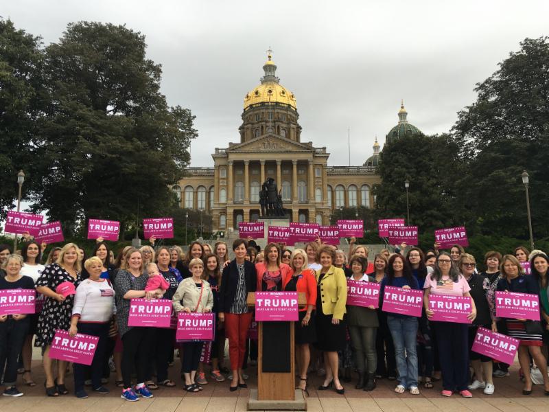 Iowa Women for Trump Coalition touted Trump's child care plan