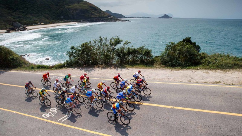 IOC cyclists compete in the men's road cycling race C4-5 during the Paralympic Games in Rio de Janeiro Brazil Saturday Sept. 17 2016