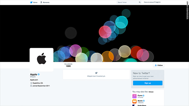 It looks like Apple finally joined Twitter