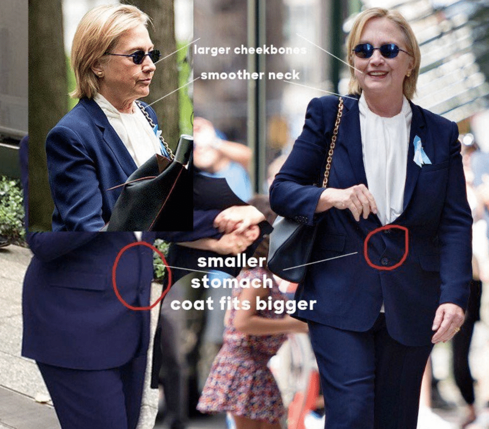 Hillary Clinton body double