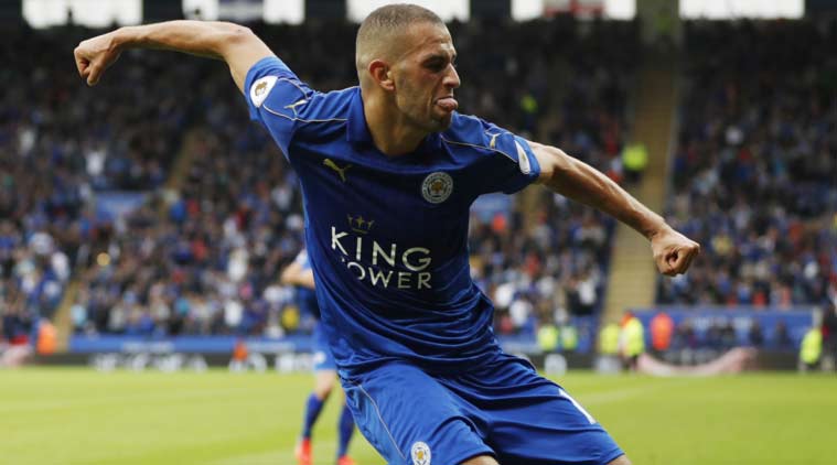 Islam Slimani moved to Leicester City from Sporting Lisbon for a record fee of.5 million