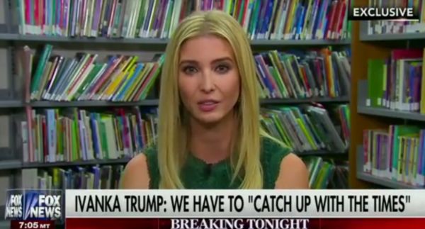 Ivanka Trump was interviewed by Megyn Kelly on Fox News on Sept. 13 2016