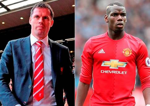 Jamie Carragher had strong criticism for Paul Pogba