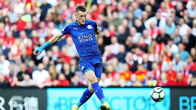 Jamie Vardy has been a big part of Leicester's EPL success. Pic Getty