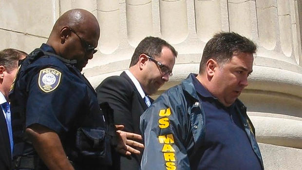 Jared Fogle is led from federal court in Indianapolis on Aug. 19 2015