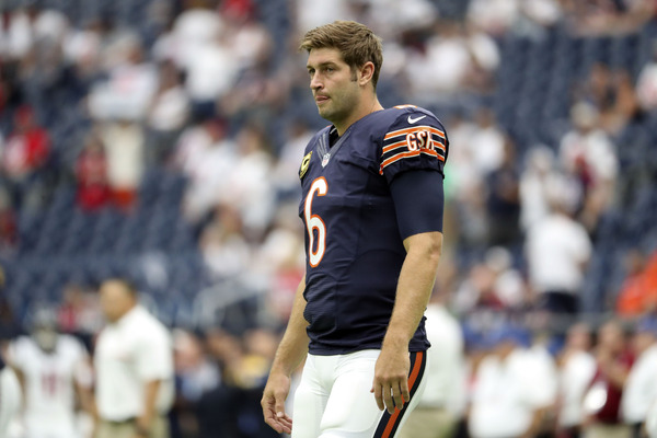 Jay Cutler could be out weeks with ligament damage in his right thumb.		Kevin Jairaj-USA TODAY Sports