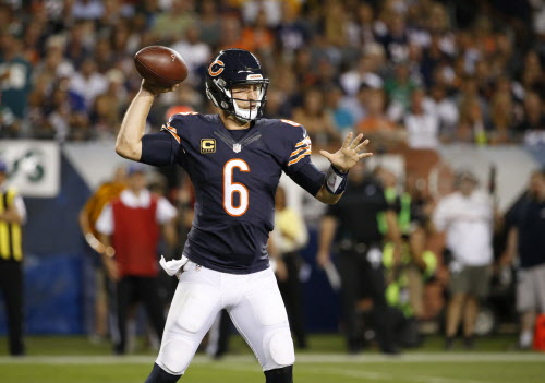 Jay Cutler has a sprained right thumb