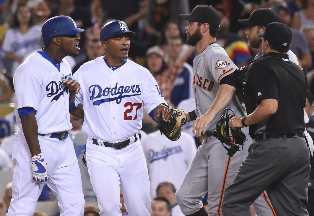 Yasiel Puig Madison Bumgarner