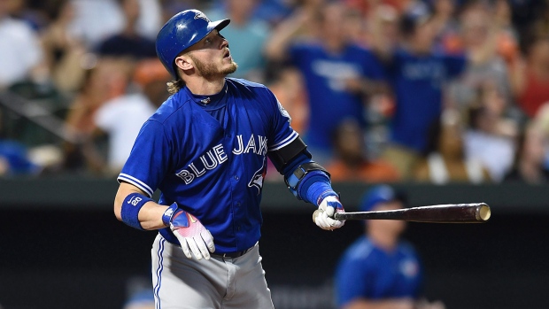 Toronto Blue Jays&#39 Josh Donaldson returns to the lineup tonight against the Los Angeles Angels after missing the last three games