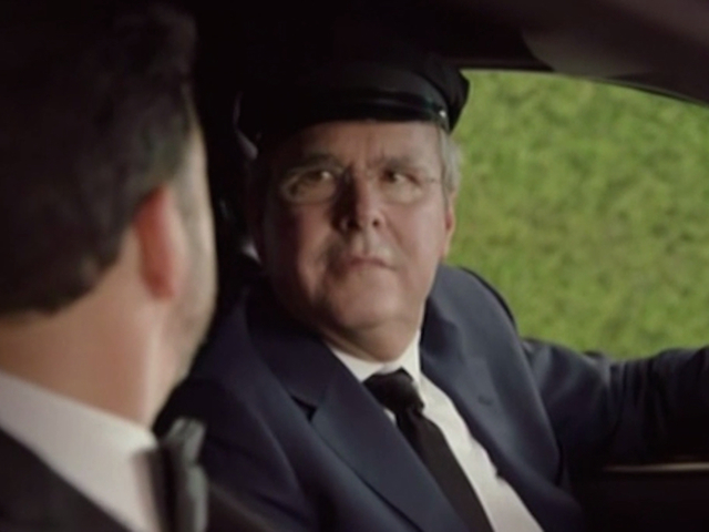 Jeb Bush is seen in a sketch during the 2016 Emmys