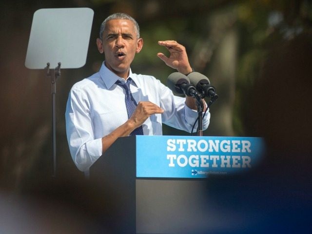 PHILADELPHIA PA- SEPTEMBER 13 U.S. President Barack Obama campaigns for Democratic nominee Hillary Clinton