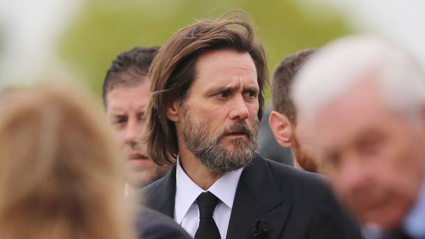 Jim Carrey at the funeral of ex-girlfriend Cathriona White in Cappawhite Co Tipperary