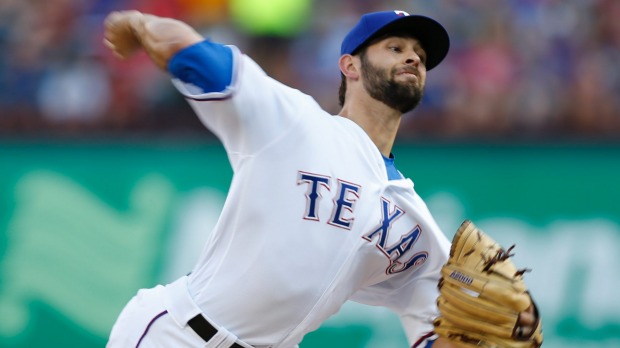 Texas Rangers pitcher Nick Martinez made one of the plays of the season against the Angels