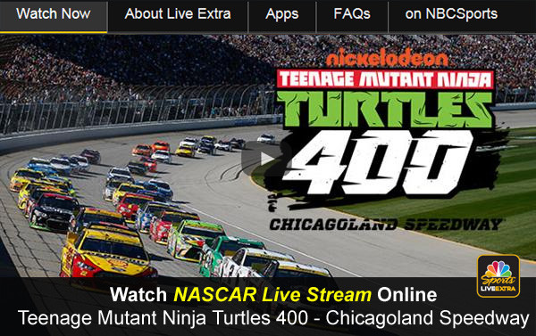 Watch NASCAR Live NBCSN Video Stream – Sprint Cup from Chicagoland