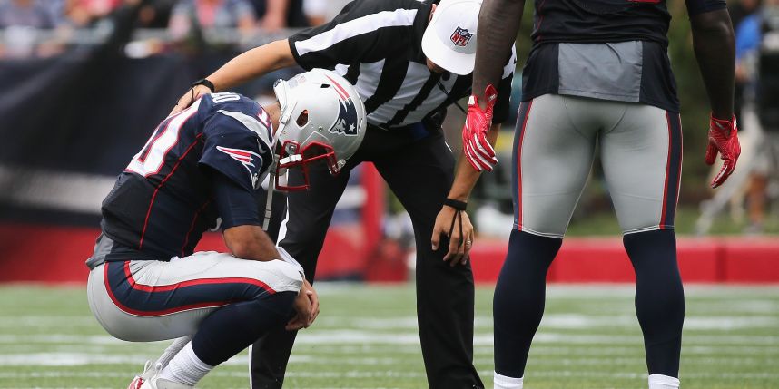 Jimmy Garoppolo's three touchdown passes in the first half were enough Sunday for a win