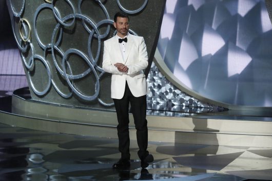 Jimmy Kimmel during the 68th Primetime Emmy Awards on Sept. 18. Credit Courtesy of TNS