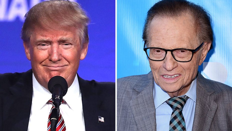 Joe Raedle  Getty Images Steve Granitz  WireImage                  Donald Trump and Larry King