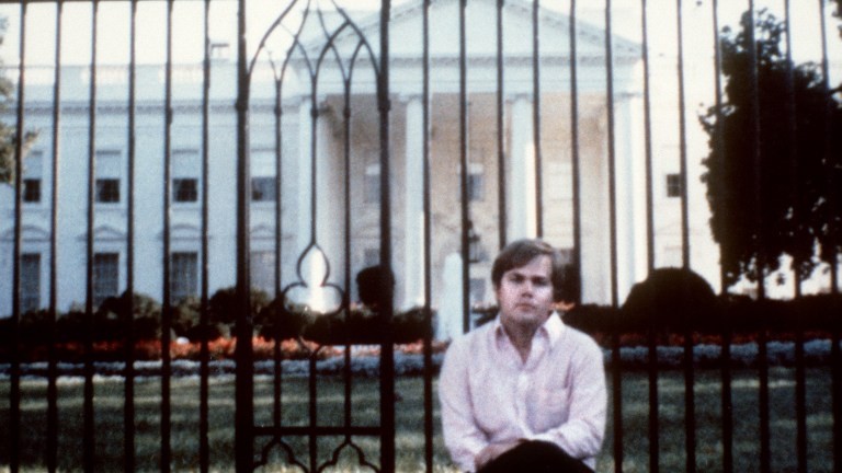 01 1981 shows John Hinckley who attempted to assassinate US President Ronald Reagan in front of the White House in Washington DC