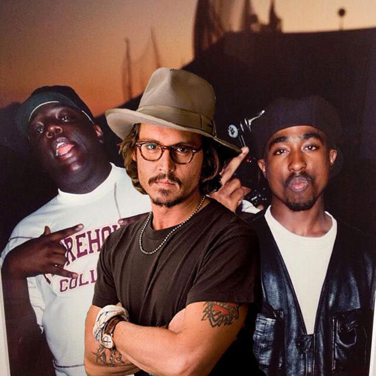 Johnny Depp Will Investigate the Murders of Biggie and 2Pac in New Film