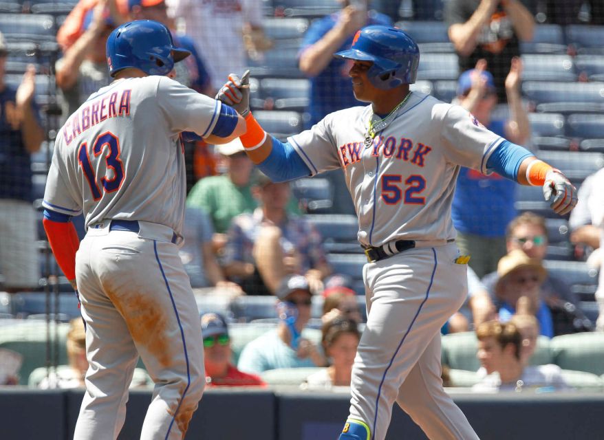 New York Mets batter Yoenis Cespedes