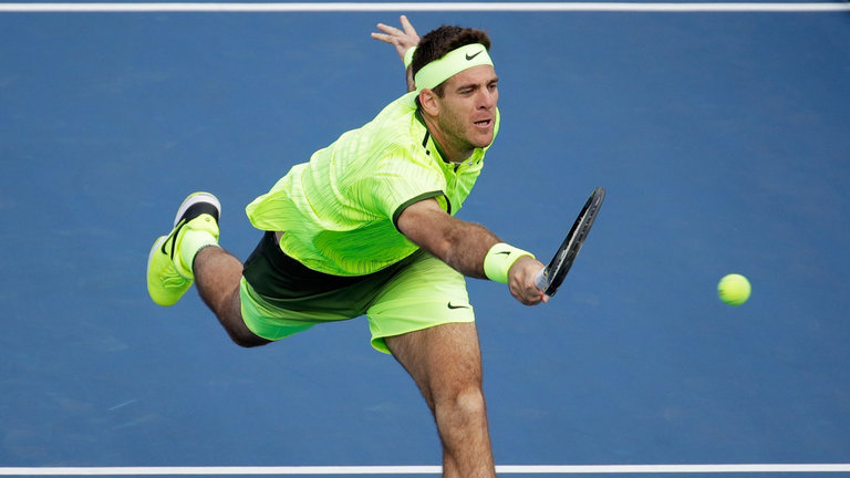 Juan Martin del Potro is through to the last-16 in New York