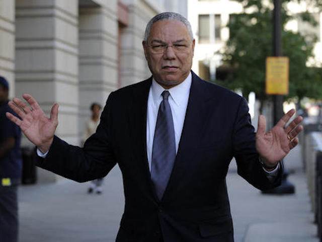 Former Secretary of State Colin Powell says he talked about his private email account with Hillary Clinton